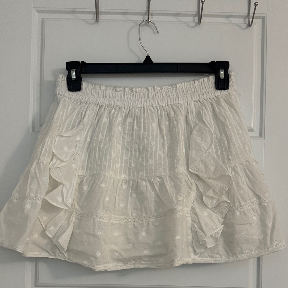LoveShackFancy White Skirt